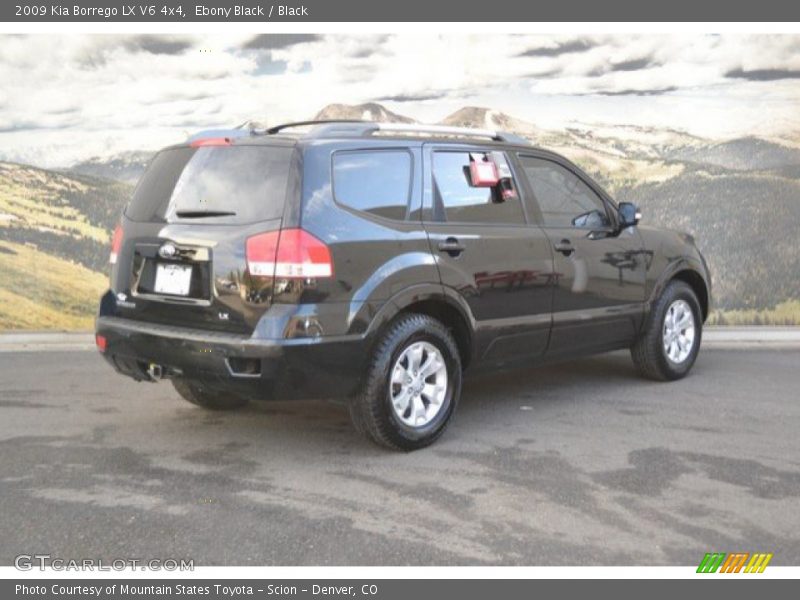 Ebony Black / Black 2009 Kia Borrego LX V6 4x4