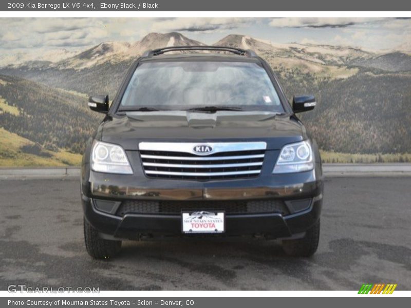 Ebony Black / Black 2009 Kia Borrego LX V6 4x4