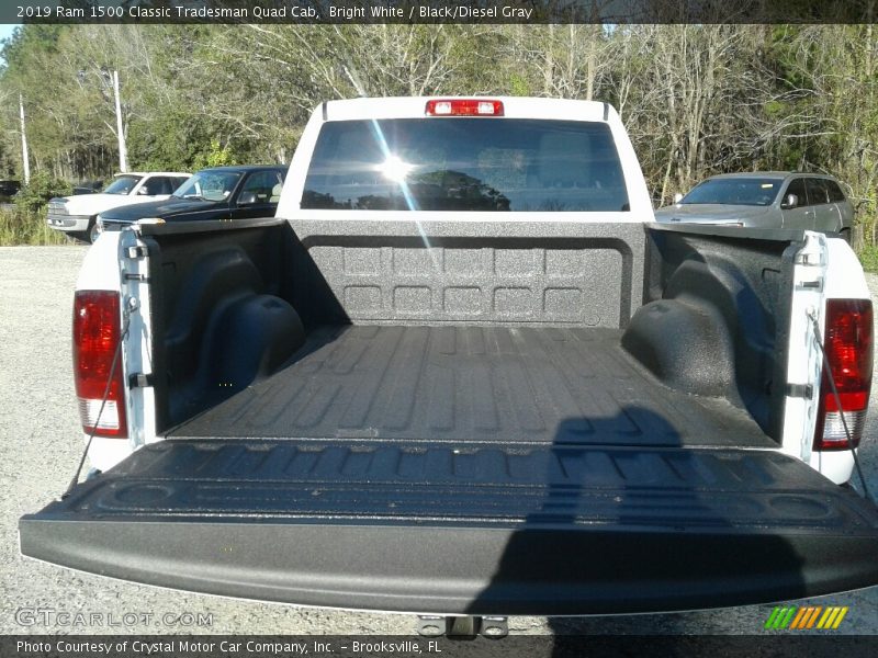 Bright White / Black/Diesel Gray 2019 Ram 1500 Classic Tradesman Quad Cab