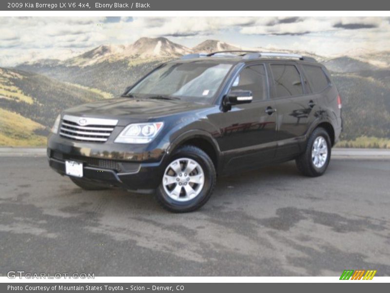 Ebony Black / Black 2009 Kia Borrego LX V6 4x4