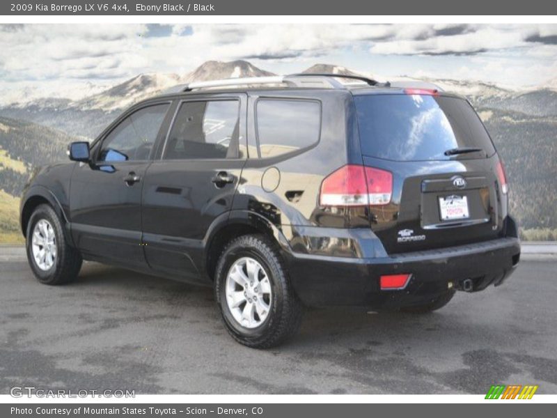 Ebony Black / Black 2009 Kia Borrego LX V6 4x4