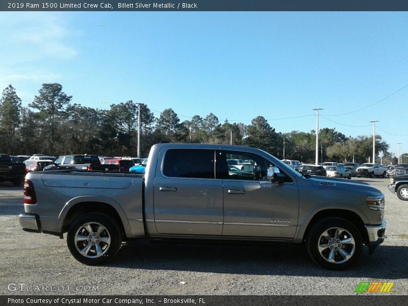 Billett Silver Metallic / Black 2019 Ram 1500 Limited Crew Cab