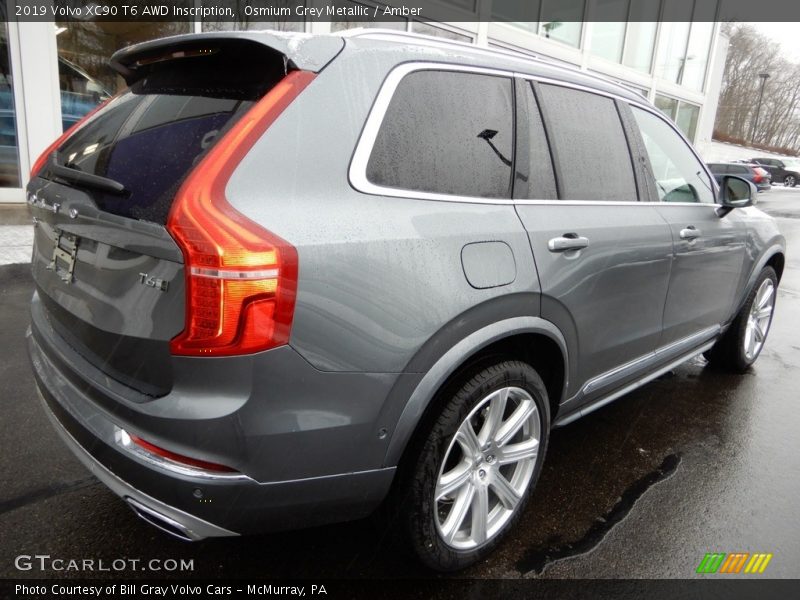 Osmium Grey Metallic / Amber 2019 Volvo XC90 T6 AWD Inscription