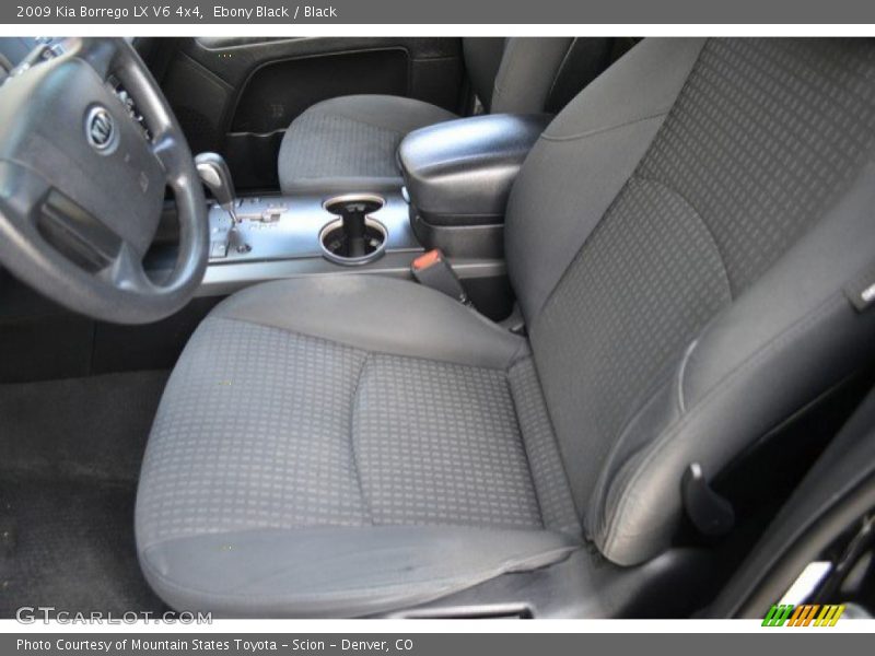 Ebony Black / Black 2009 Kia Borrego LX V6 4x4