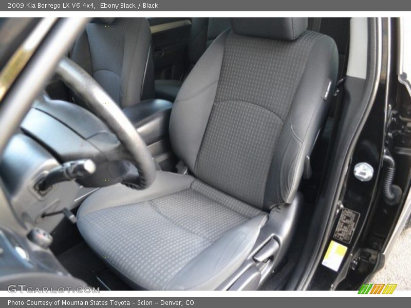 Ebony Black / Black 2009 Kia Borrego LX V6 4x4