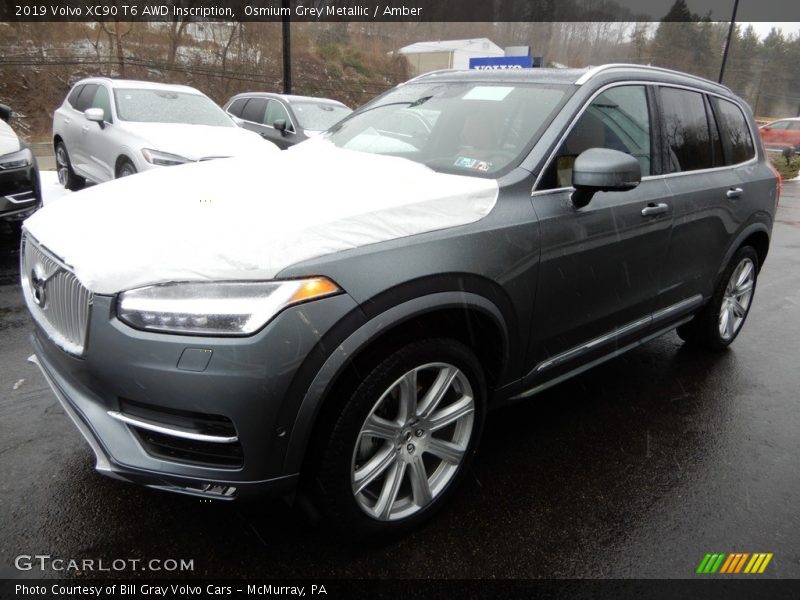 Osmium Grey Metallic / Amber 2019 Volvo XC90 T6 AWD Inscription