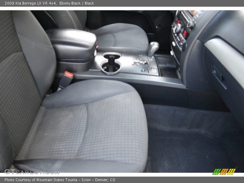 Ebony Black / Black 2009 Kia Borrego LX V6 4x4