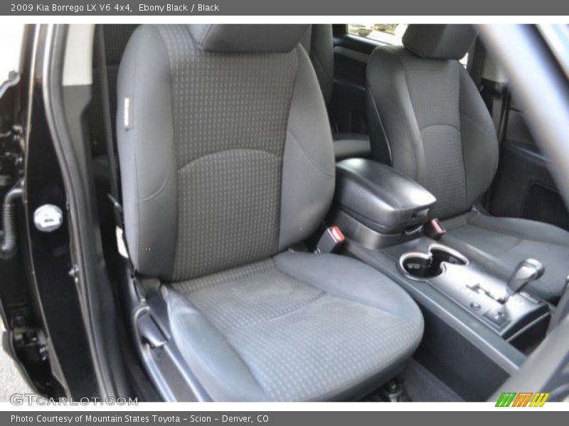 Ebony Black / Black 2009 Kia Borrego LX V6 4x4
