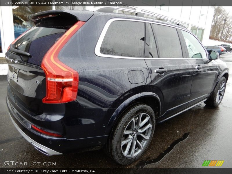 Magic Blue Metallic / Charcoal 2019 Volvo XC90 T6 AWD Momentum