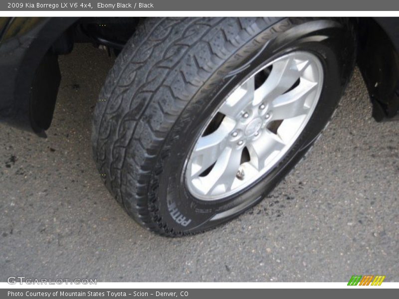 Ebony Black / Black 2009 Kia Borrego LX V6 4x4