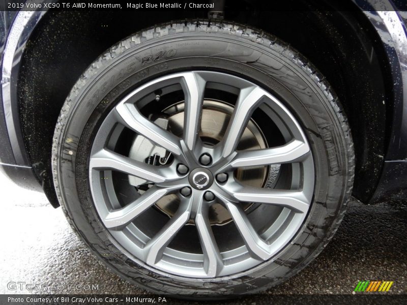Magic Blue Metallic / Charcoal 2019 Volvo XC90 T6 AWD Momentum