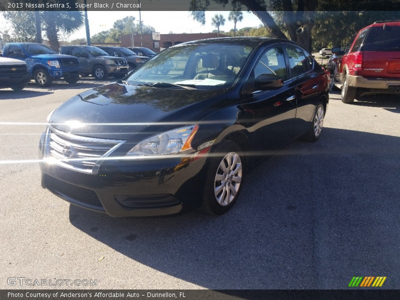 Super Black / Charcoal 2013 Nissan Sentra S