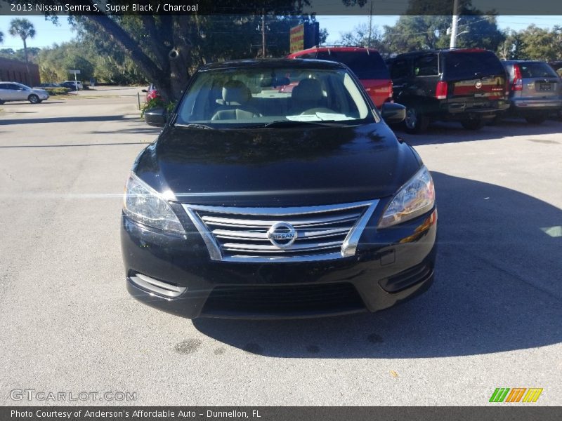 Super Black / Charcoal 2013 Nissan Sentra S