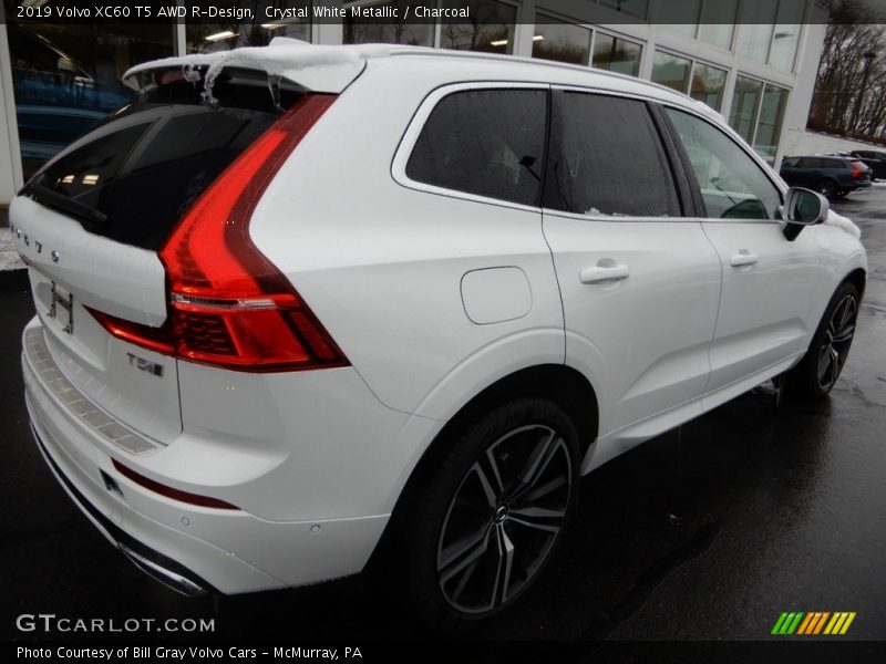 Crystal White Metallic / Charcoal 2019 Volvo XC60 T5 AWD R-Design