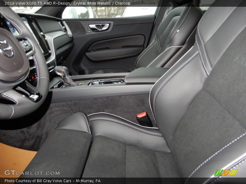 Crystal White Metallic / Charcoal 2019 Volvo XC60 T5 AWD R-Design