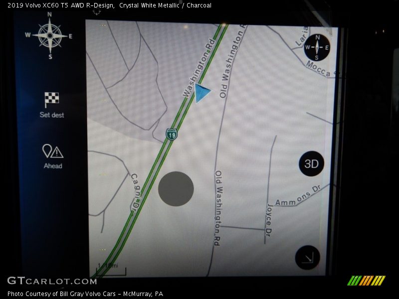 Crystal White Metallic / Charcoal 2019 Volvo XC60 T5 AWD R-Design