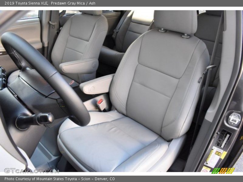 Predawn Gray Mica / Ash 2019 Toyota Sienna XLE