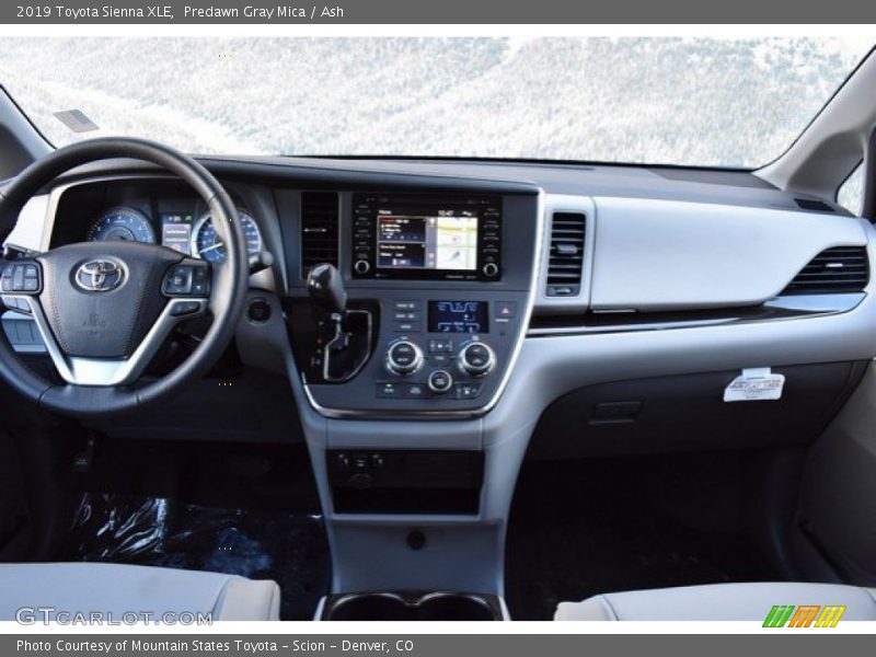 Predawn Gray Mica / Ash 2019 Toyota Sienna XLE