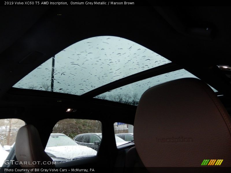 Osmium Grey Metallic / Maroon Brown 2019 Volvo XC60 T5 AWD Inscription