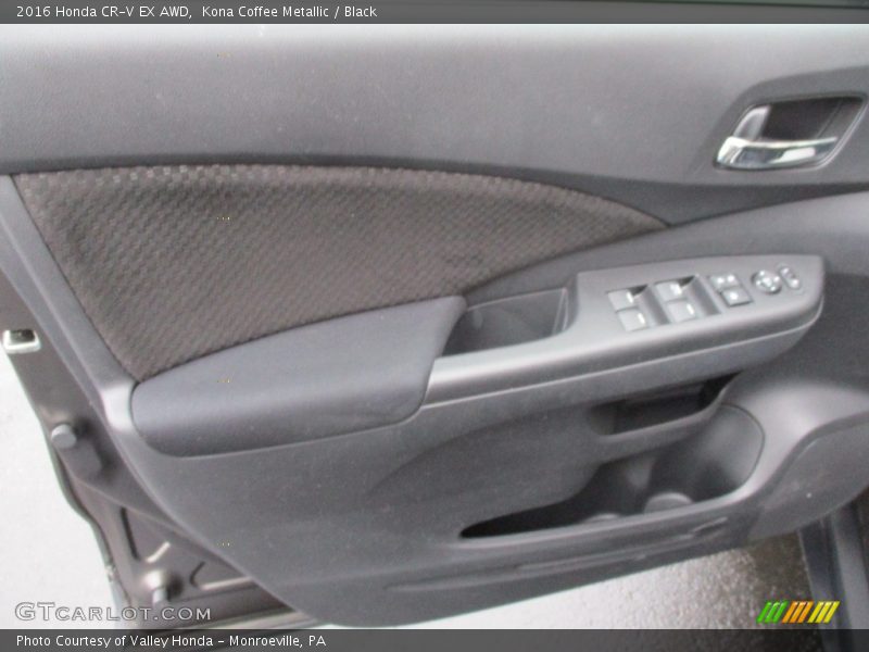 Kona Coffee Metallic / Black 2016 Honda CR-V EX AWD