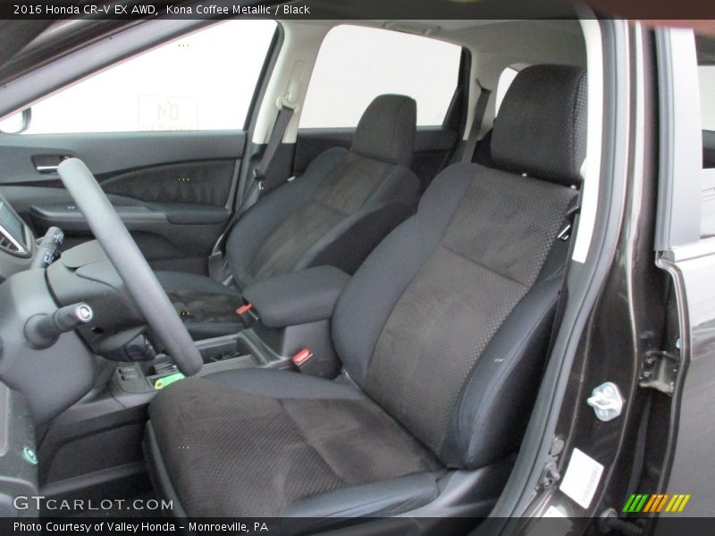 Kona Coffee Metallic / Black 2016 Honda CR-V EX AWD