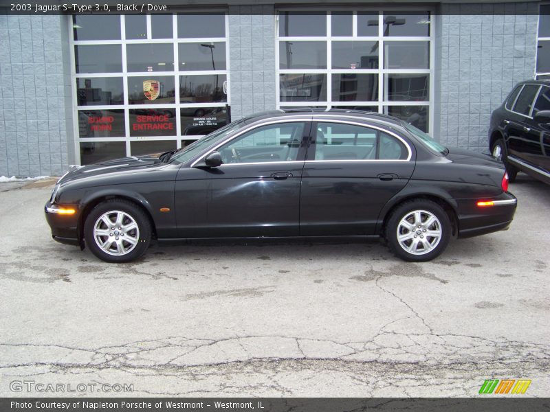 Black / Dove 2003 Jaguar S-Type 3.0