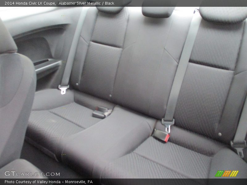 Alabaster Silver Metallic / Black 2014 Honda Civic LX Coupe