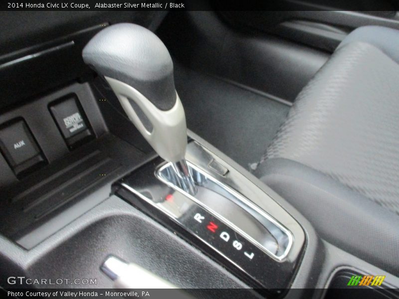 Alabaster Silver Metallic / Black 2014 Honda Civic LX Coupe