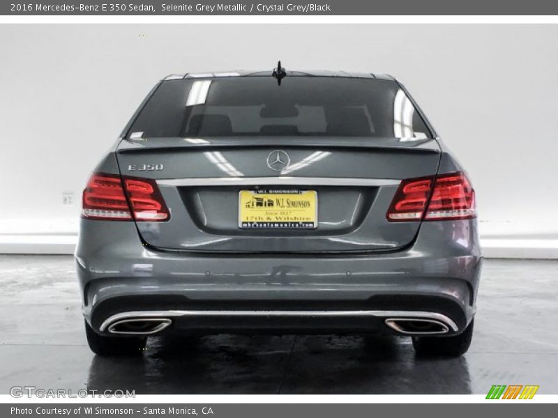 Selenite Grey Metallic / Crystal Grey/Black 2016 Mercedes-Benz E 350 Sedan