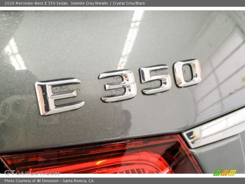 Selenite Grey Metallic / Crystal Grey/Black 2016 Mercedes-Benz E 350 Sedan