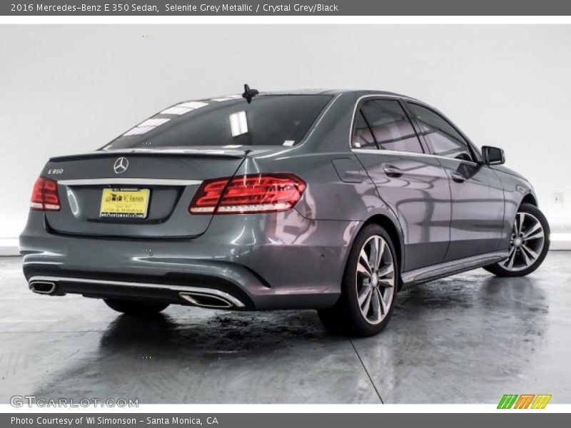 Selenite Grey Metallic / Crystal Grey/Black 2016 Mercedes-Benz E 350 Sedan