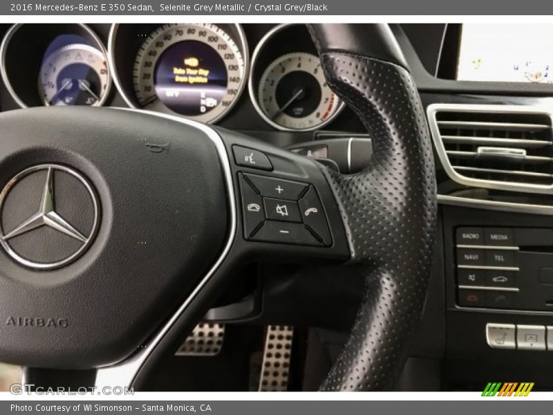 Selenite Grey Metallic / Crystal Grey/Black 2016 Mercedes-Benz E 350 Sedan
