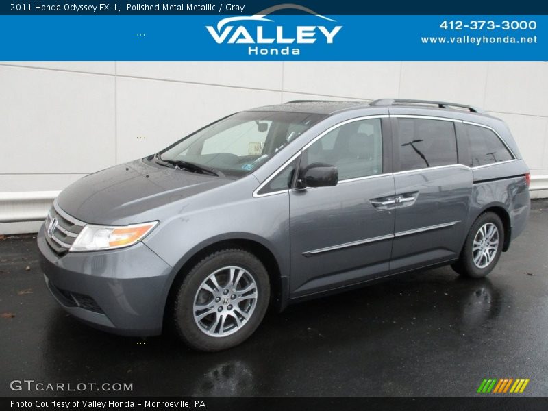 Polished Metal Metallic / Gray 2011 Honda Odyssey EX-L