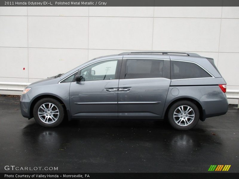 Polished Metal Metallic / Gray 2011 Honda Odyssey EX-L