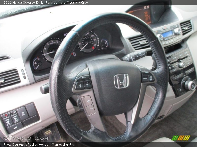Polished Metal Metallic / Gray 2011 Honda Odyssey EX-L