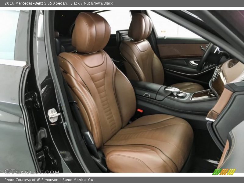 Black / Nut Brown/Black 2016 Mercedes-Benz S 550 Sedan