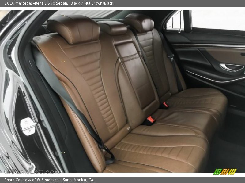 Black / Nut Brown/Black 2016 Mercedes-Benz S 550 Sedan