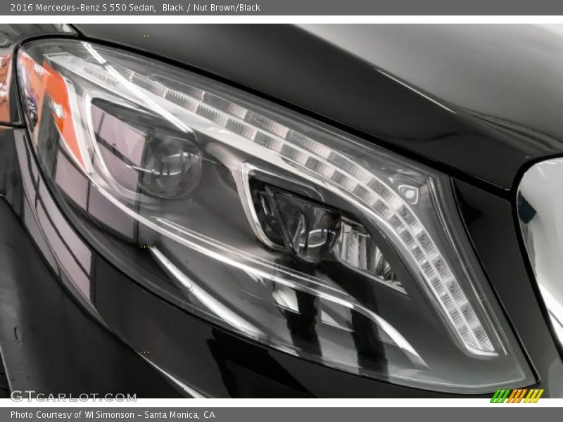 Black / Nut Brown/Black 2016 Mercedes-Benz S 550 Sedan