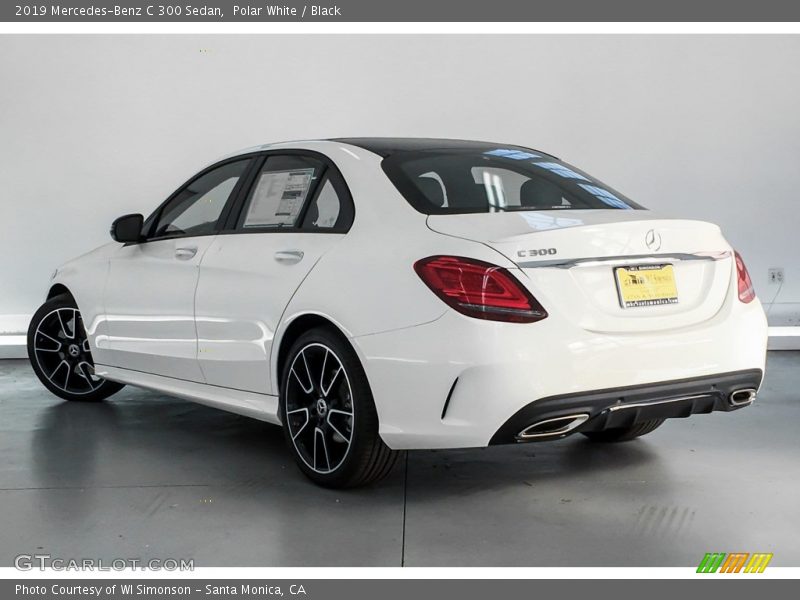 Polar White / Black 2019 Mercedes-Benz C 300 Sedan