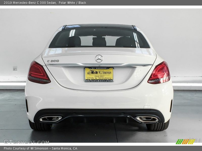 Polar White / Black 2019 Mercedes-Benz C 300 Sedan