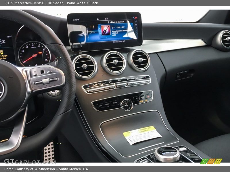 Polar White / Black 2019 Mercedes-Benz C 300 Sedan