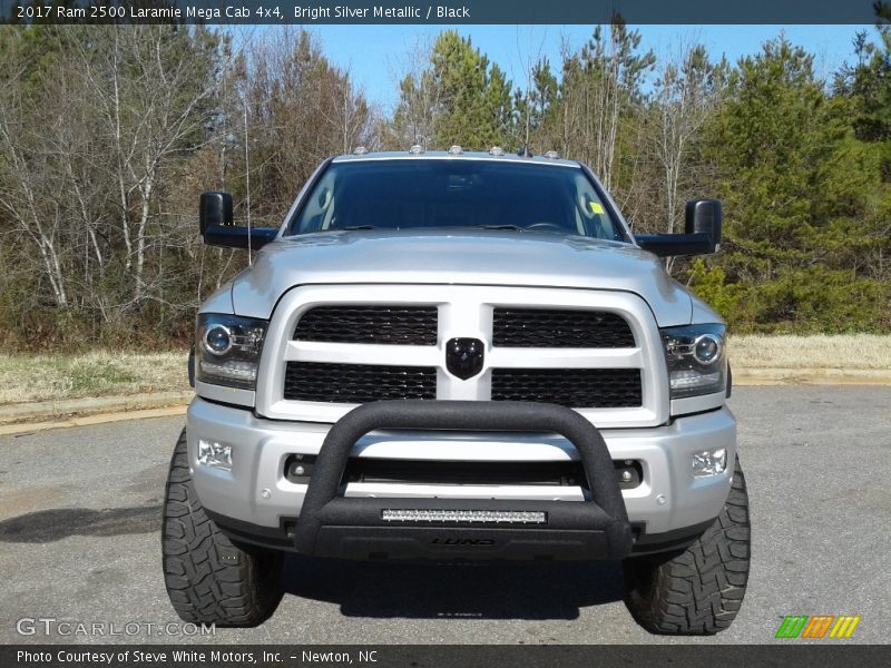 Bright Silver Metallic / Black 2017 Ram 2500 Laramie Mega Cab 4x4