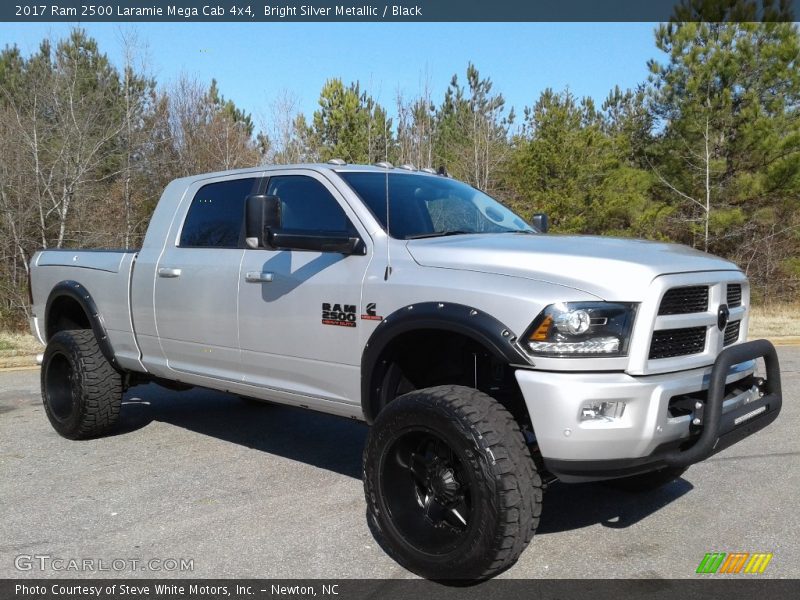 Bright Silver Metallic / Black 2017 Ram 2500 Laramie Mega Cab 4x4