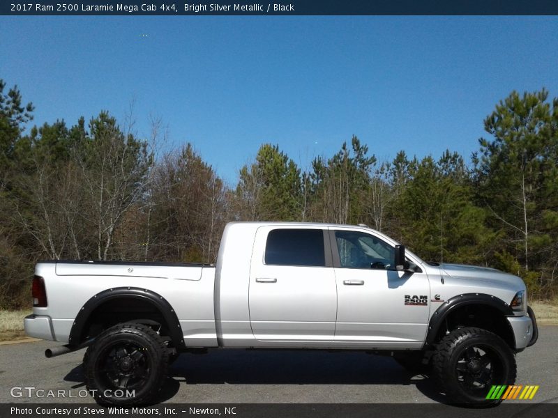 Bright Silver Metallic / Black 2017 Ram 2500 Laramie Mega Cab 4x4