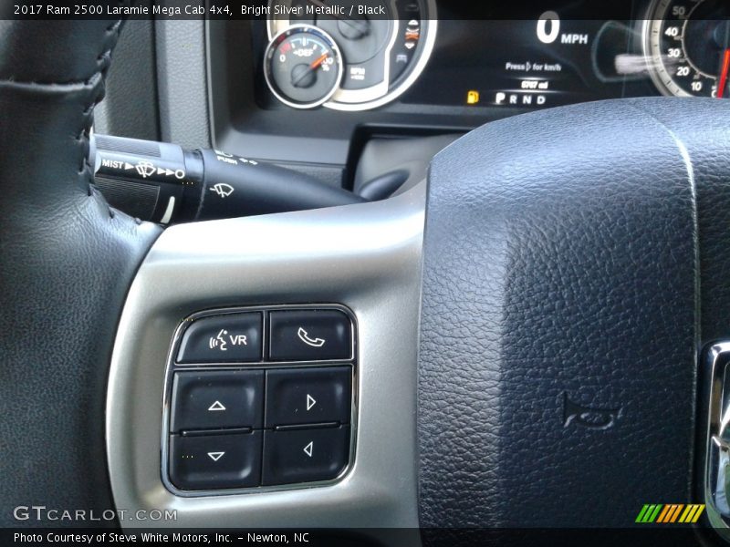 Bright Silver Metallic / Black 2017 Ram 2500 Laramie Mega Cab 4x4