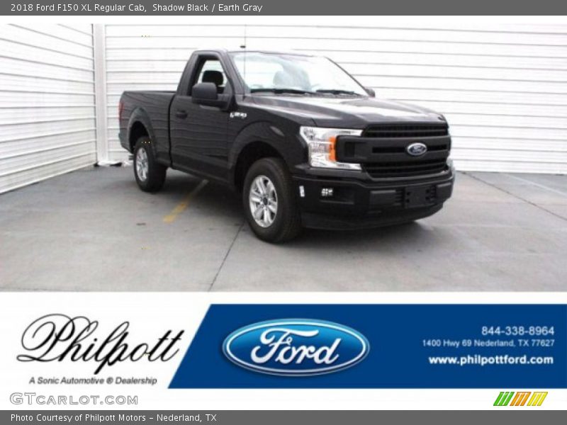 Shadow Black / Earth Gray 2018 Ford F150 XL Regular Cab