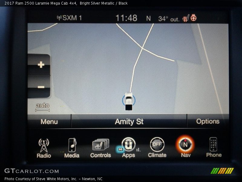 Bright Silver Metallic / Black 2017 Ram 2500 Laramie Mega Cab 4x4