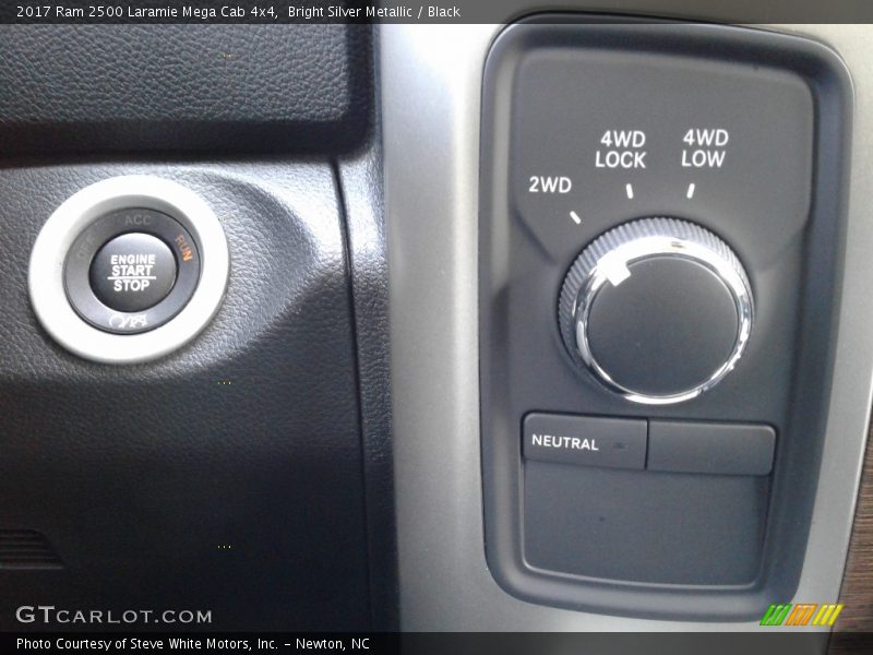 Bright Silver Metallic / Black 2017 Ram 2500 Laramie Mega Cab 4x4