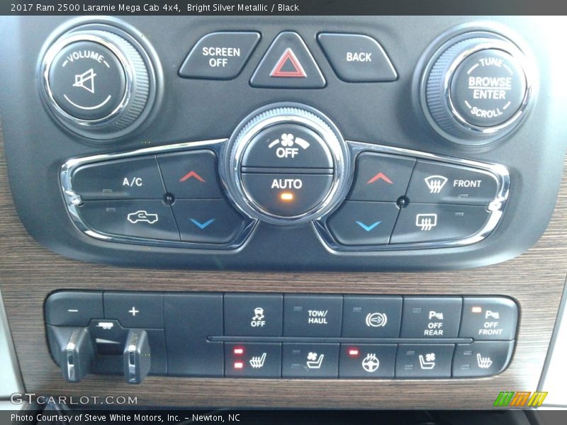 Bright Silver Metallic / Black 2017 Ram 2500 Laramie Mega Cab 4x4
