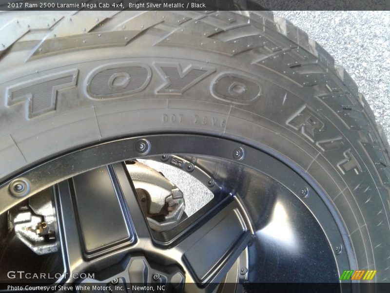Bright Silver Metallic / Black 2017 Ram 2500 Laramie Mega Cab 4x4